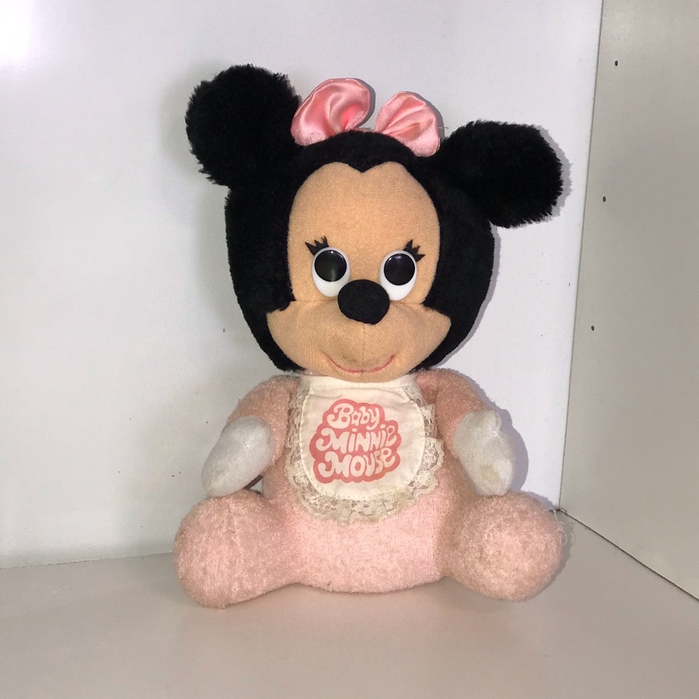 Vintage Minnie Mouse Baby Plush